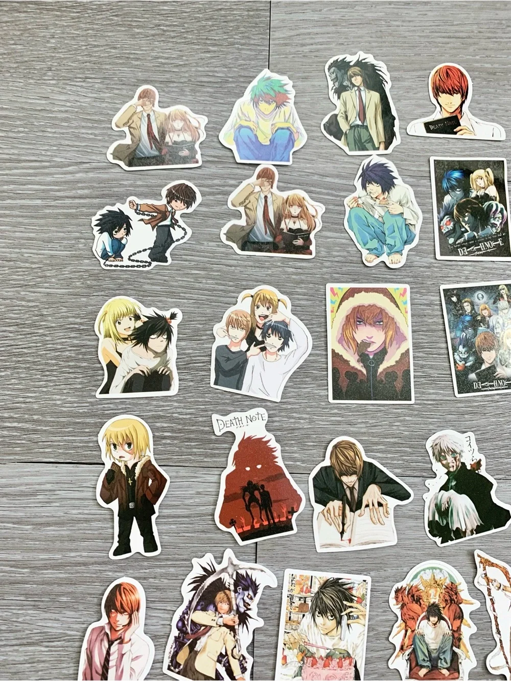 38 Pieces Kira Lawliet Misa Amane Nate Keehl Wammy Death Note Anime Stickers